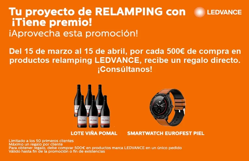 Promoción RELAMPING Ledvance